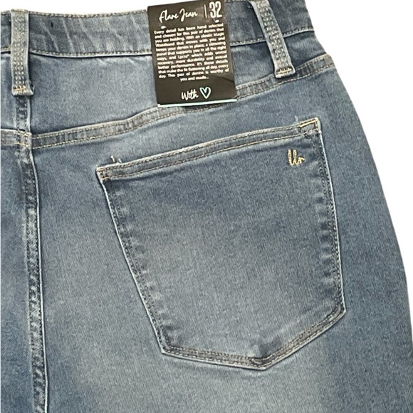 LuLaRoe Vintage Wash Flare Jeans Size 32 NWT - Picture 5 of 5